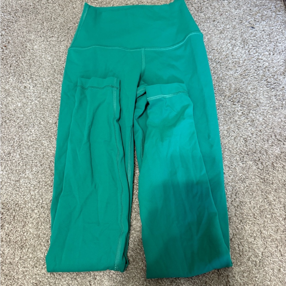 lululemon athletica Kelly green size 0, 28” leggings